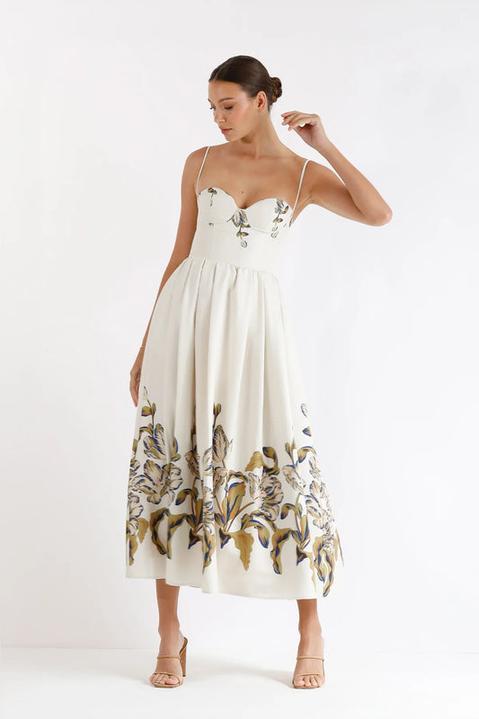 Flourish Flared Midi