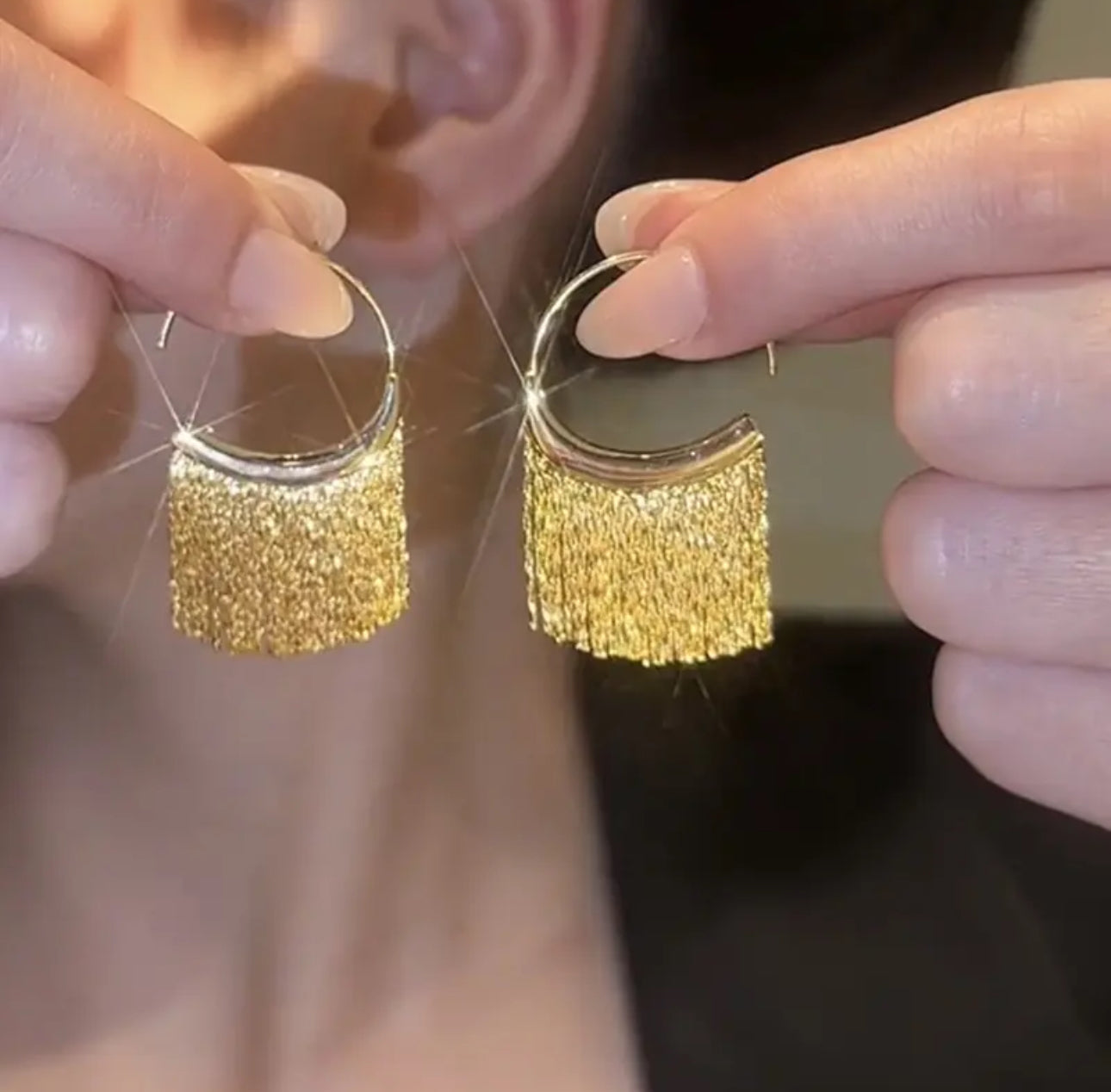 Short Cascade Earrings