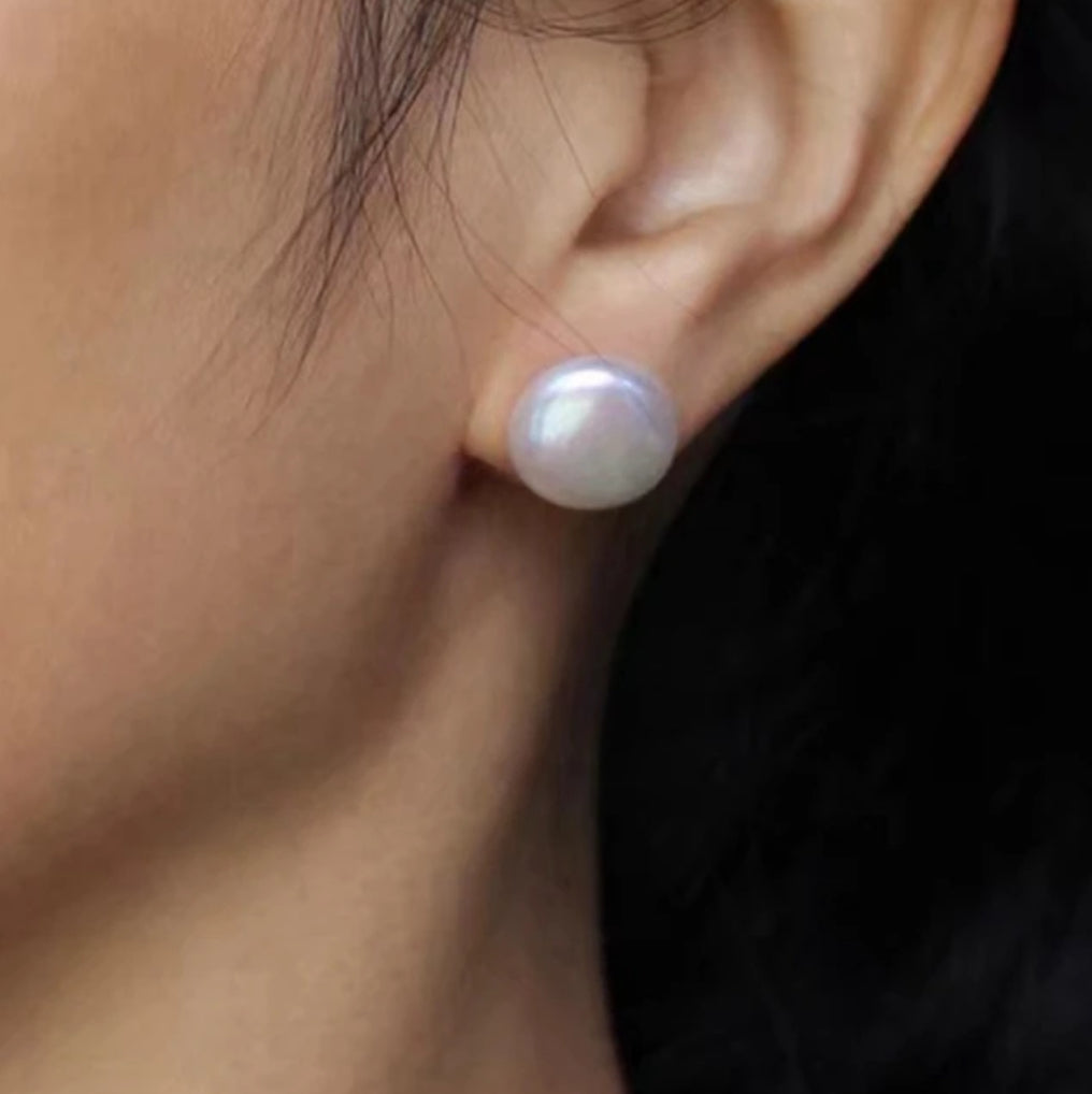FW Pearl Button Studs