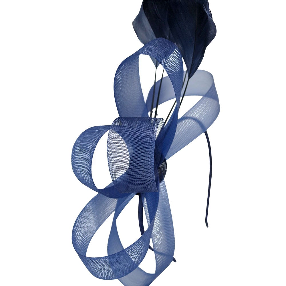 Katherin Fascinator in Navy