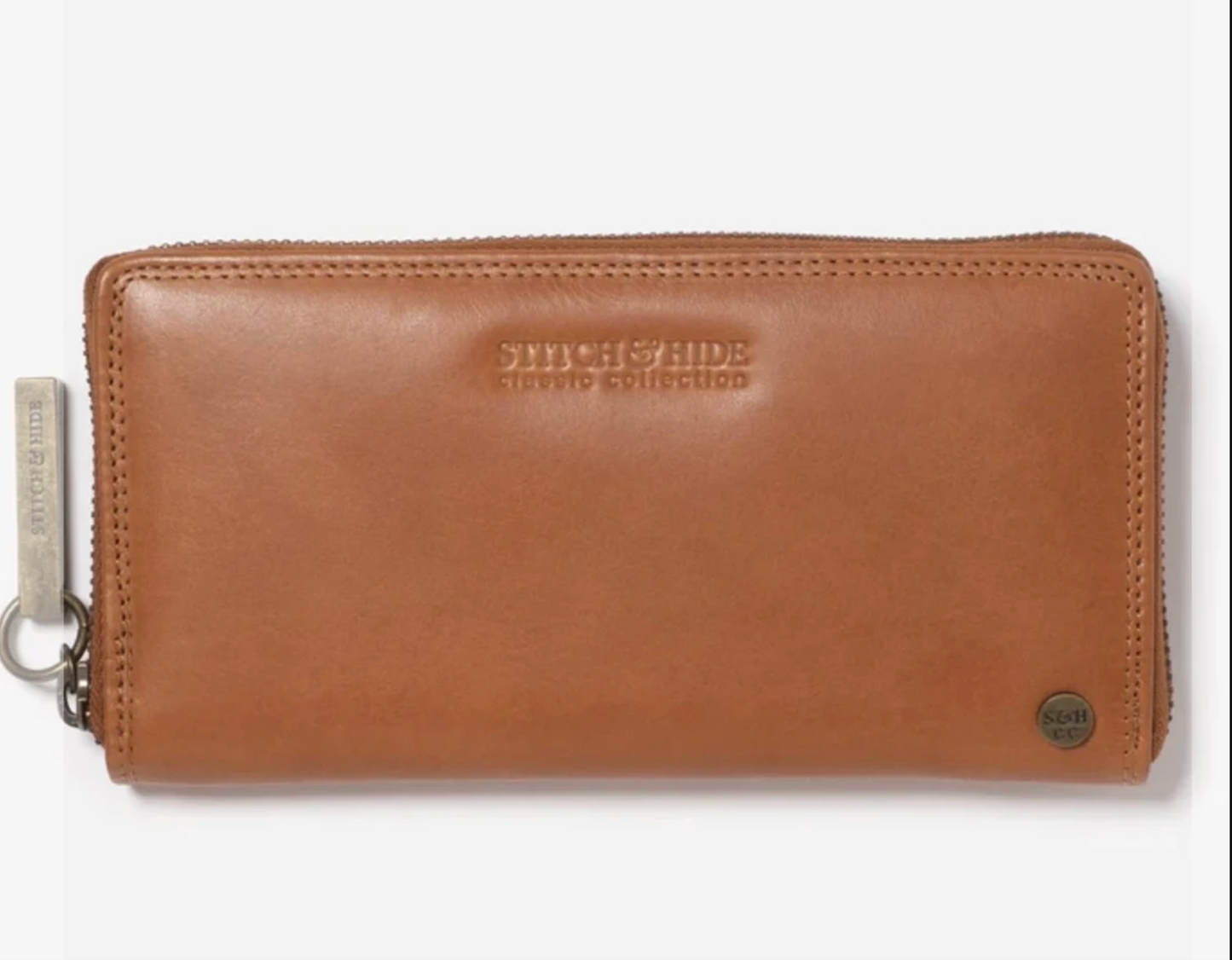 Stitch + Hide Christina Wallet- Almond