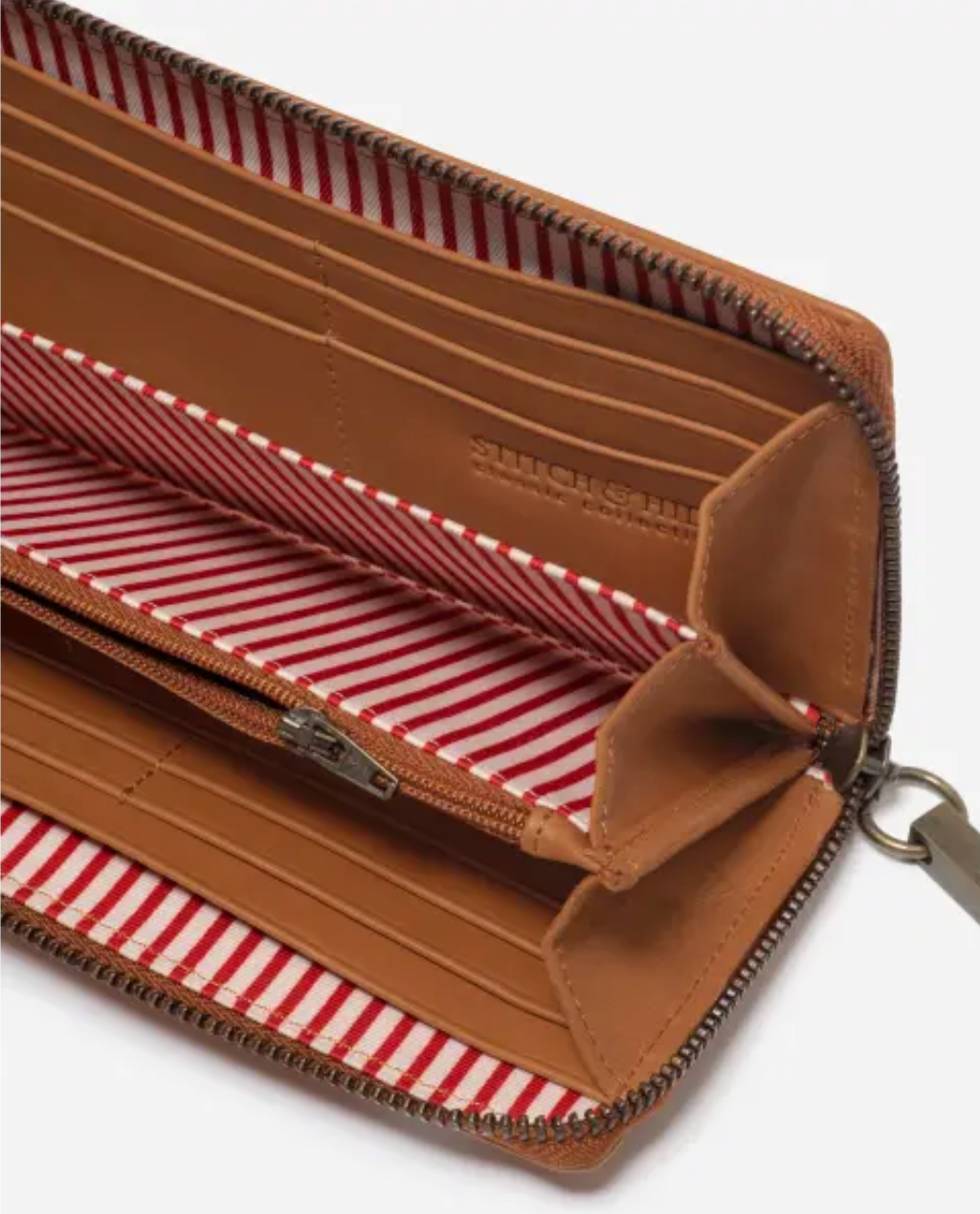 Stitch + Hide Christina Wallet- Almond