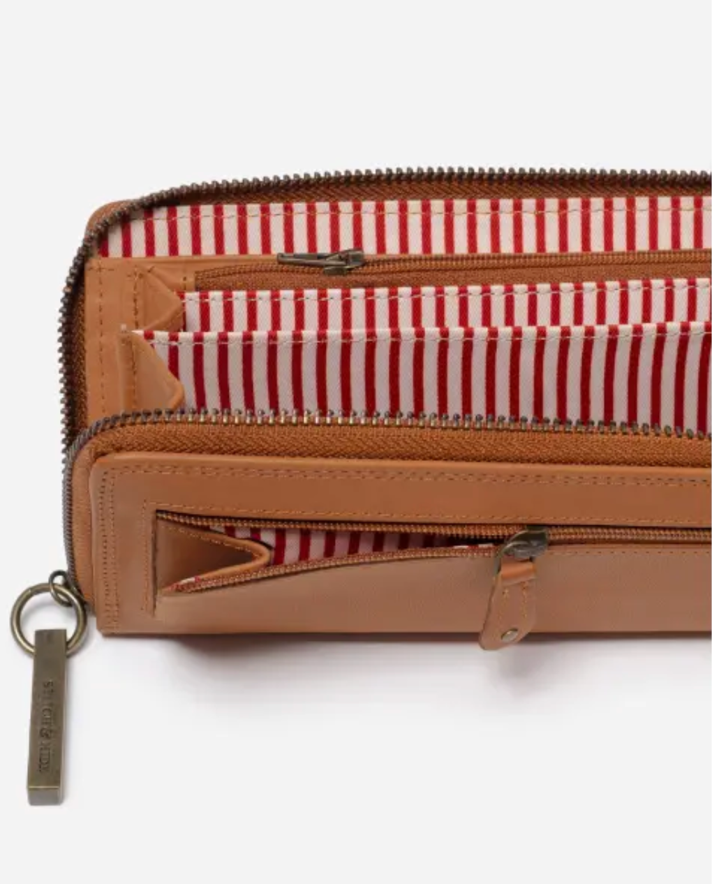 Stitch + Hide Christina Wallet- Almond