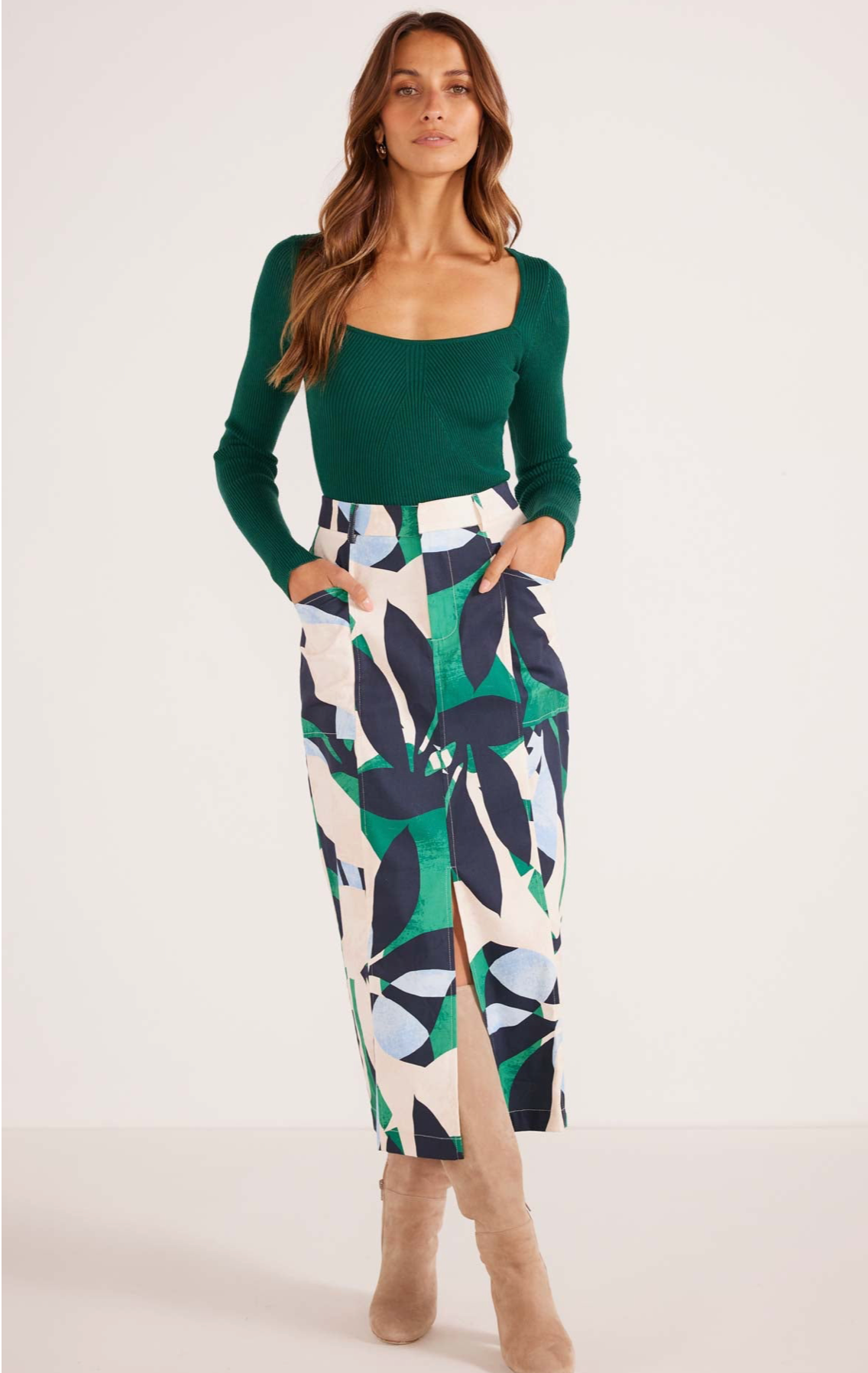 Faven Midi Skirt