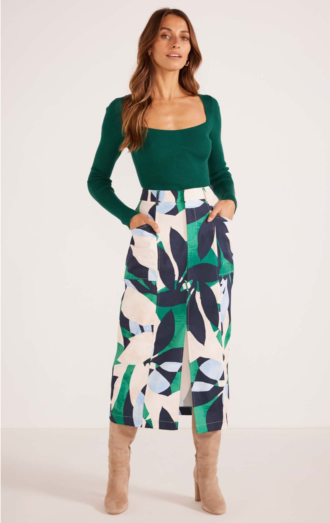 Faven Midi Skirt