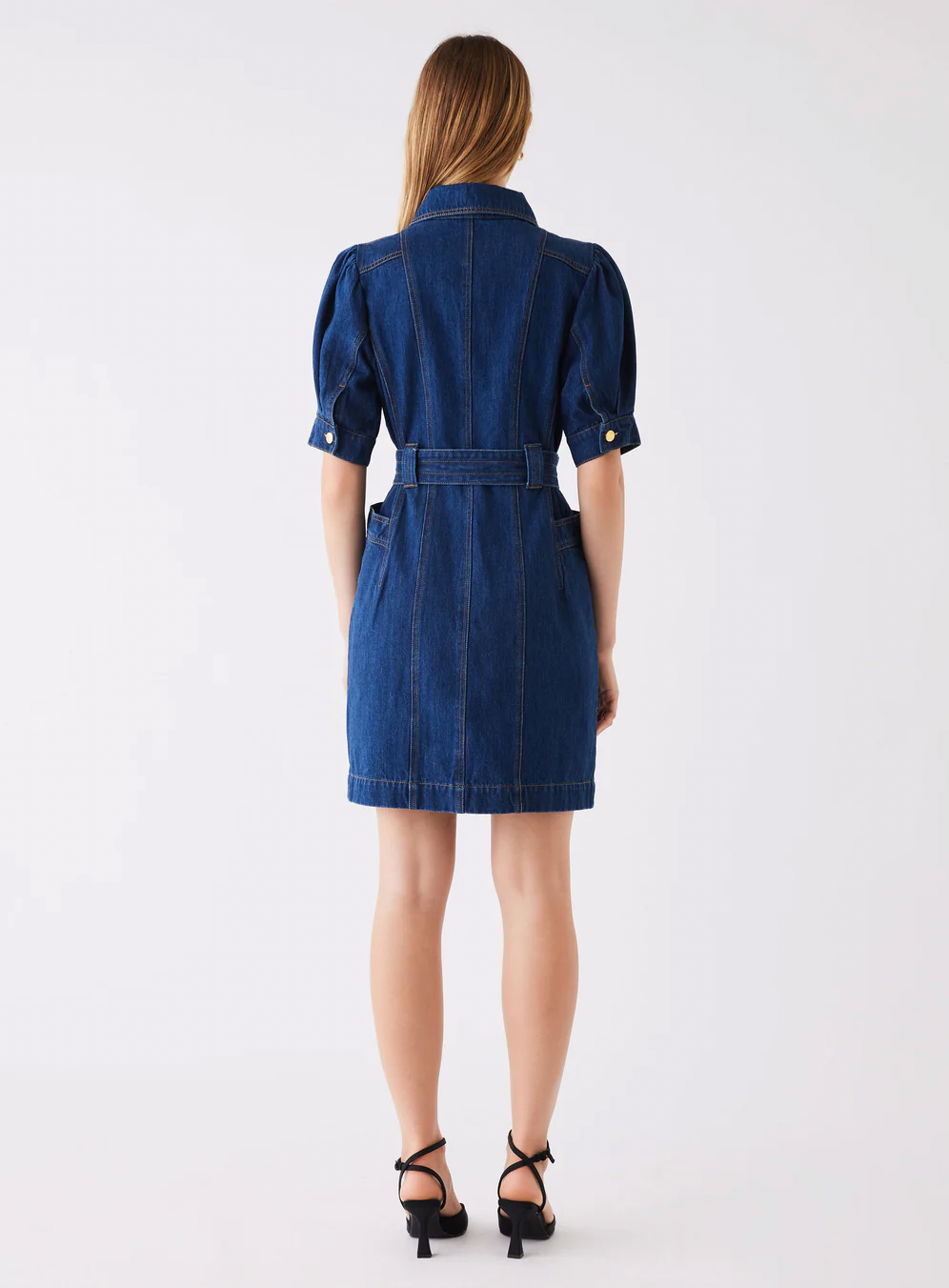 PODIUM DENIM DRESS - INDIGO SZ S