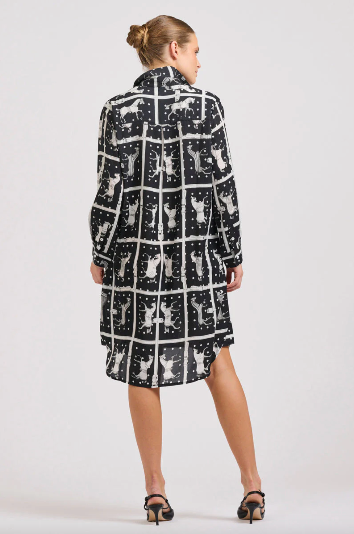 The Classic Shirt Dress- Horse