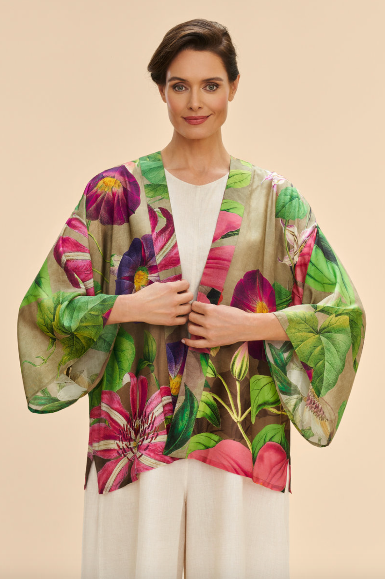 Kimono Jacket in Botanicals